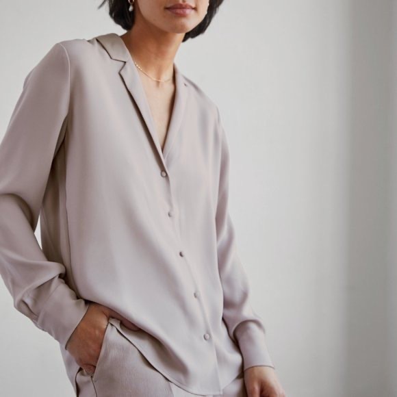 Aritzia Wilfred Tulum Button Up Blouse - Picture 5 of 5